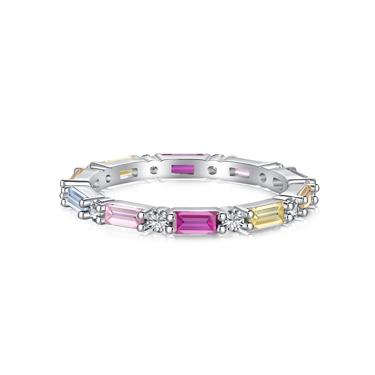 [Kincade Jewelrys]Lively In Shades Elegant Radiant Cut Daily Ring