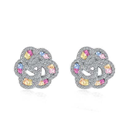 [Kincade Jewelery]Exquisite Flower Shape Daily Earrings