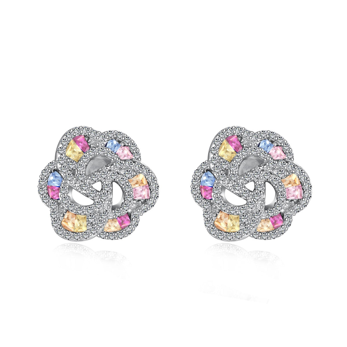 [Kincade Jewelrys]Exquisite Flower Shape Daily Earrings