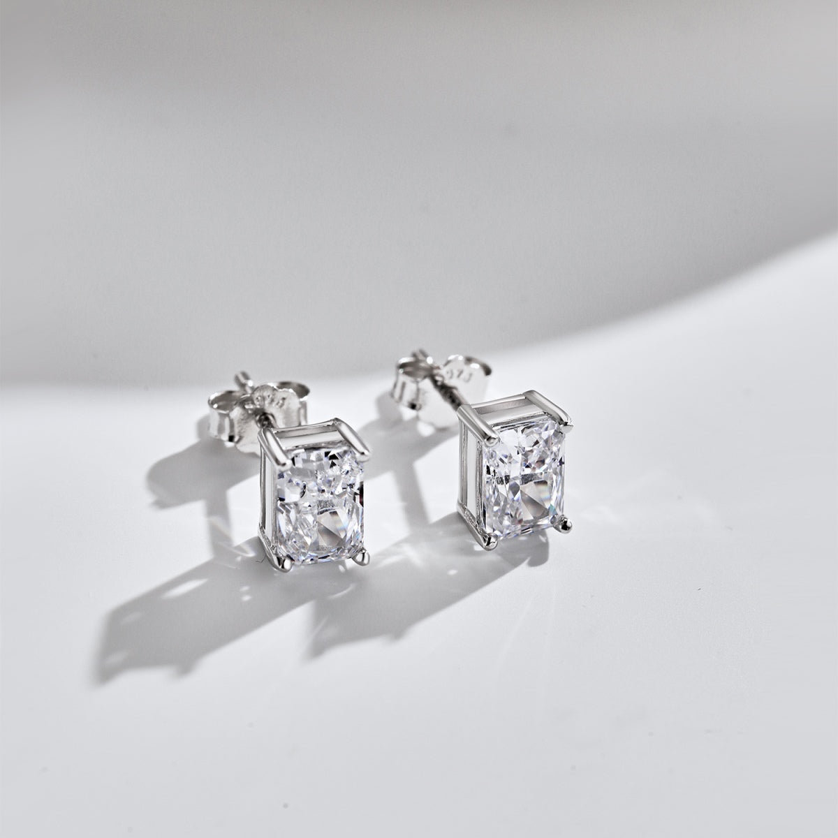 [Kincade Jewelery]Radiant Luxurious Princess Cut Daily Earrings