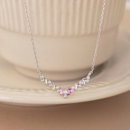 [Kincade Jewelery]Dazzling Rainbow Necklace