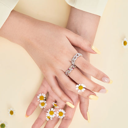 [Kincade Jewelrys]Sparkling Vibrant Emerald Cut Daily Ring