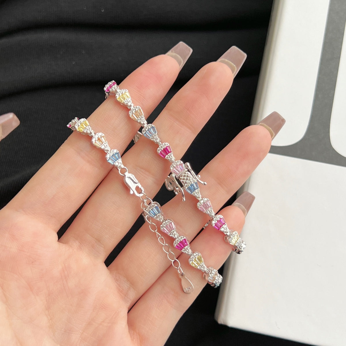 [Kincade Jewelery]Radiant Water Drop Shape Daily Bracelet