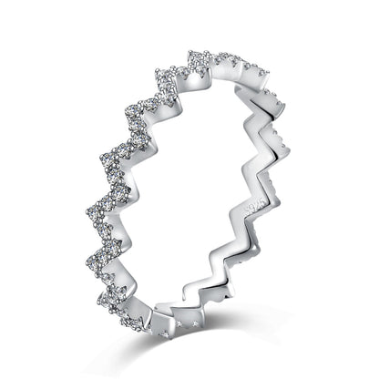 [Kincade Jewelrys]Delicate Enchanting Wave Shape Daily Ring