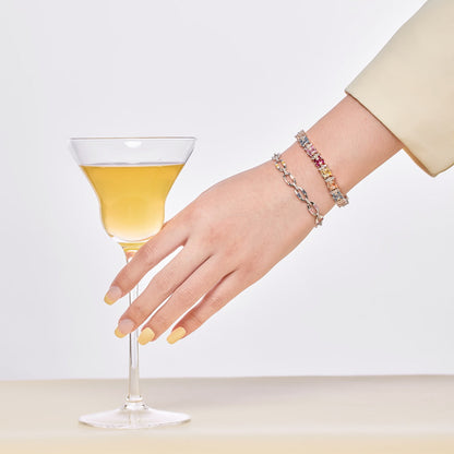 [Kincade Jewelrys]Delicate Colorful Multi Cut Party Bracelet