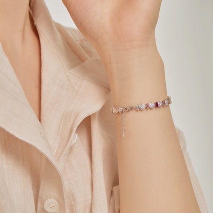 [Kincade Jewelery]Radiant Colorful Round Shape Daily Bracelet