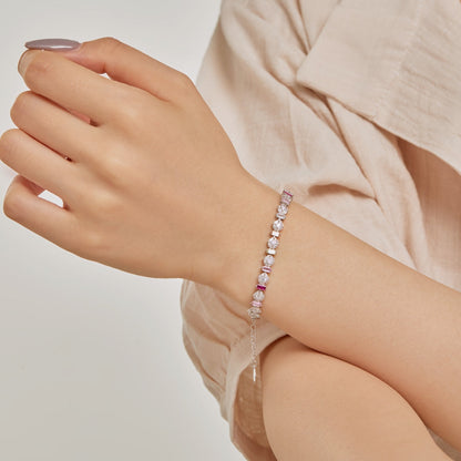 [Kincade Jewelery]Radiant Colorful Round Shape Daily Bracelet