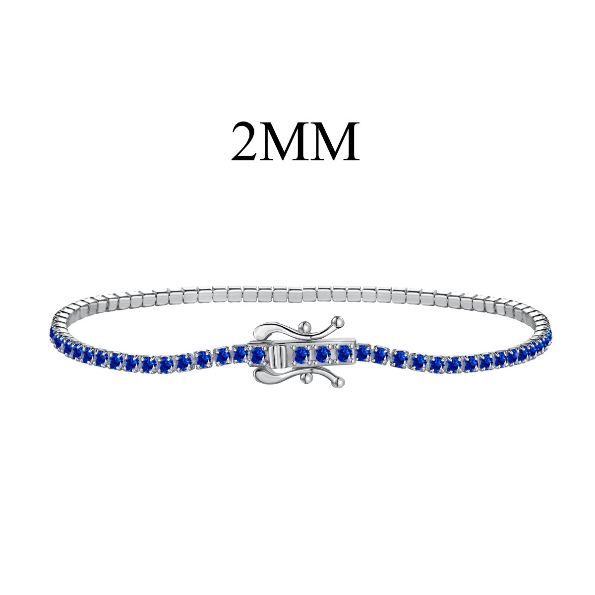 [Kincade Jewelery]Radiant Colorful Round Cut Party Bracelet