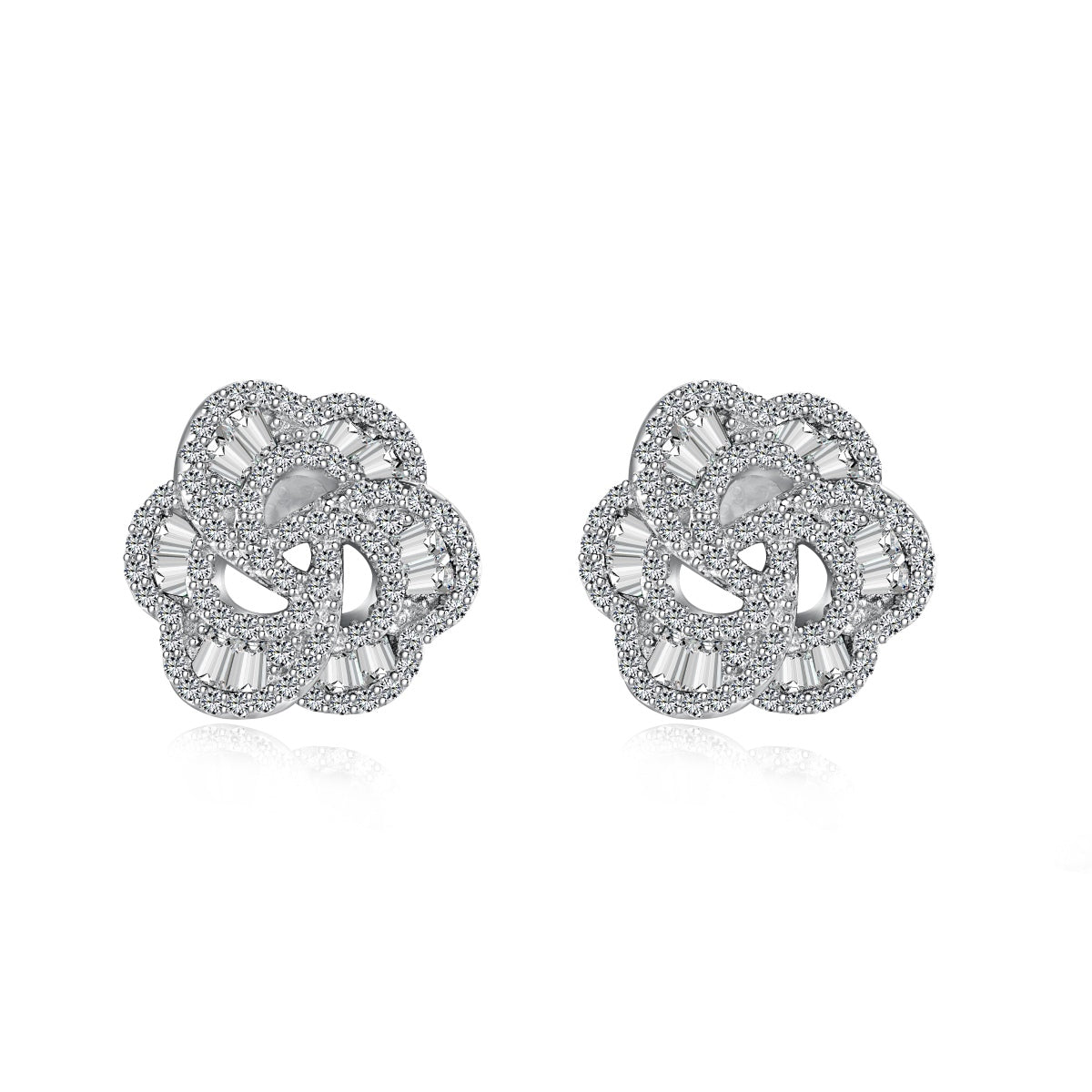 [Kincade Jewelery]Exquisite Flower Shape Daily Earrings