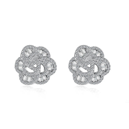 [Kincade Jewelrys]Exquisite Flower Shape Daily Earrings