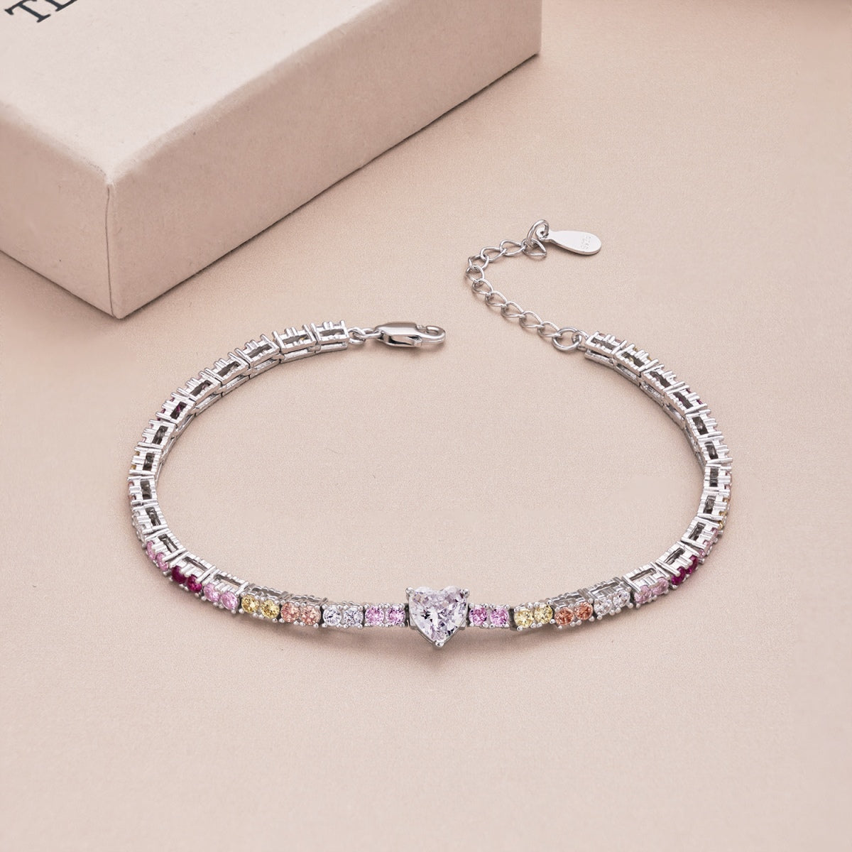 [Kincade Jewelrys]Delicate Romantic Heart Shape Lover Bracelet
