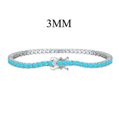 [Kincade Jewelery]Dainty Charming Round Cut Tennis Bracelet