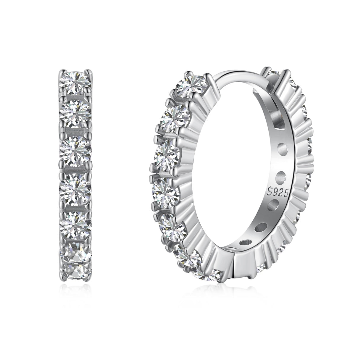 [Kincade Jewelery]Radiant Colorful Round Cut Earrings