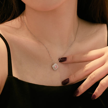 [Kincade Jewelrys]Sparkling Asscher Cut Necklace