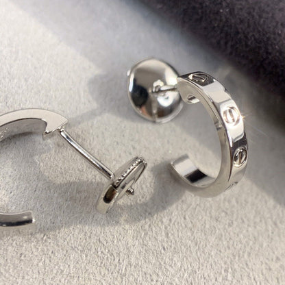 [Kincade Jewelery]LOVE EARRINGS 2.65MM SILVER