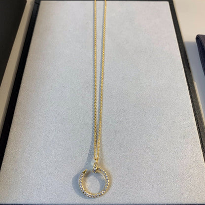 [Kincade Jewelery]JUSTE NECKLACE GOLD DIAMONDS
