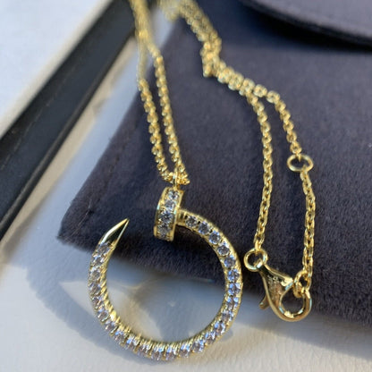 [Kincade Jewelery]JUSTE NECKLACE GOLD DIAMONDS