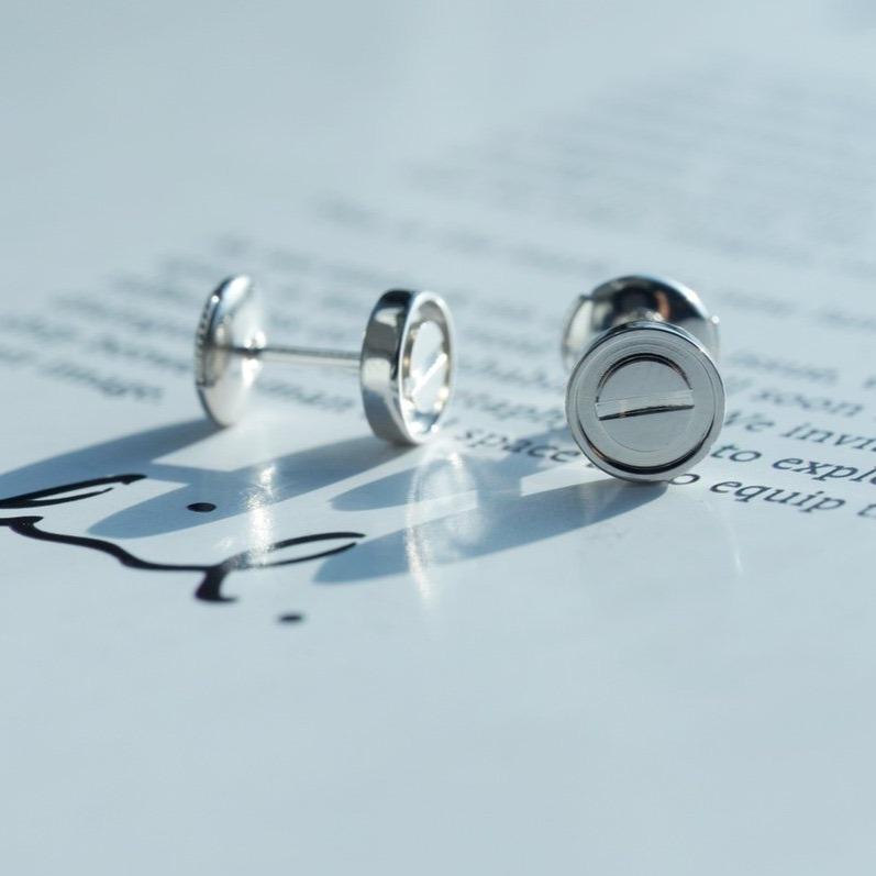 [Kincade Jewelery]LOVE EARRINGS SILVER 10MM