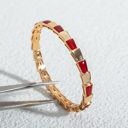 [Kincade Jewelery]SERPENTI BRACELET PINK GOLD RUBELLITE