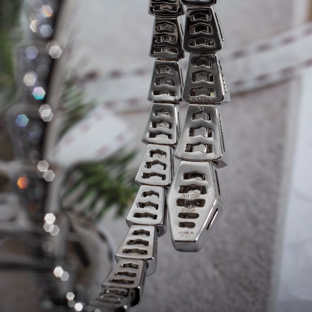 [Kincade Jewelery]SERPENTI BRACELET 6MM SILVER DIAMOND