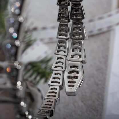 [Kincade Jewelery]SERPENTI BRACELET 6MM SILVER DIAMOND