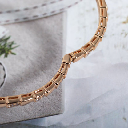 [Kincade Jewelery]SERPENTI SMALL BRACELET PINK GOLD DIAMOND