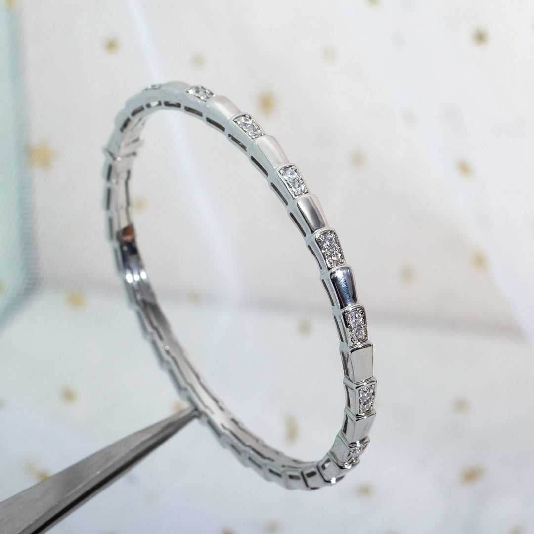 [Kincade Jewelery]SERPENTI BRACELET SILVER DIAMOND