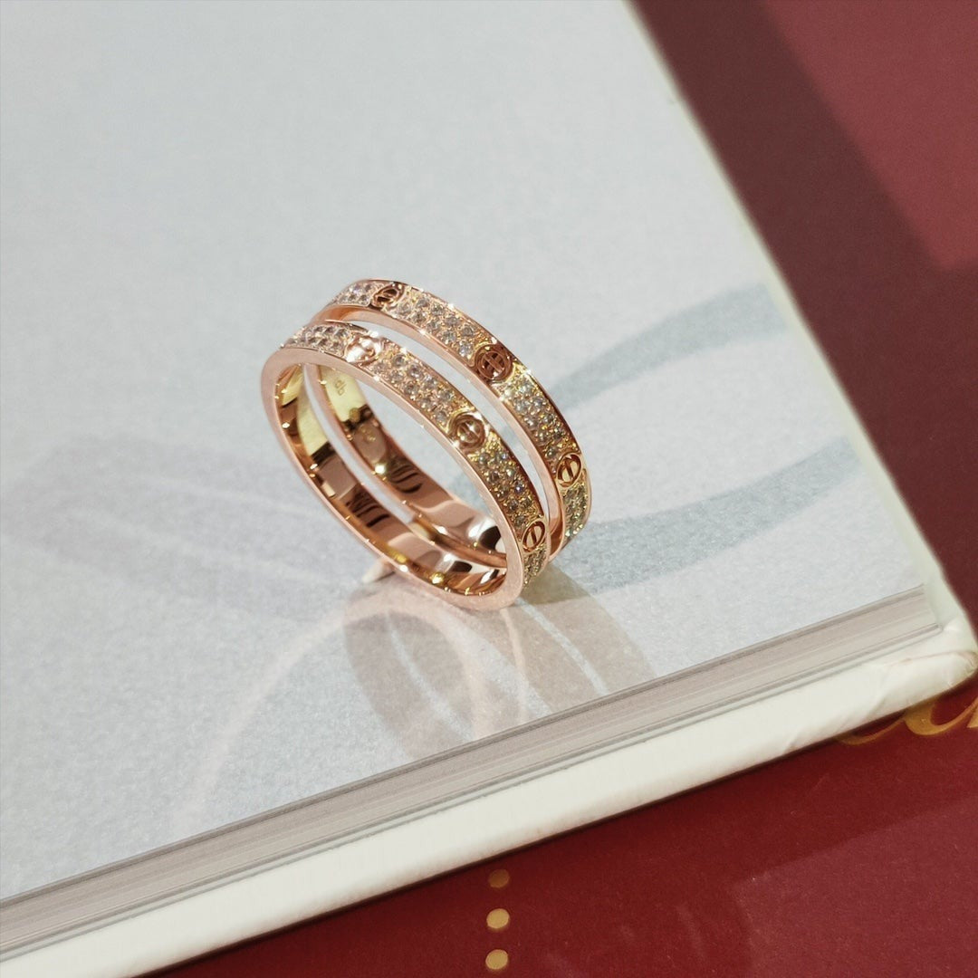 [Kincade Jewelery]LOVE RING 2.65MM DIAMOND