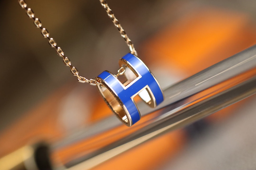 [Kincade Jewelery]POP H PEDANT PINK GOLD