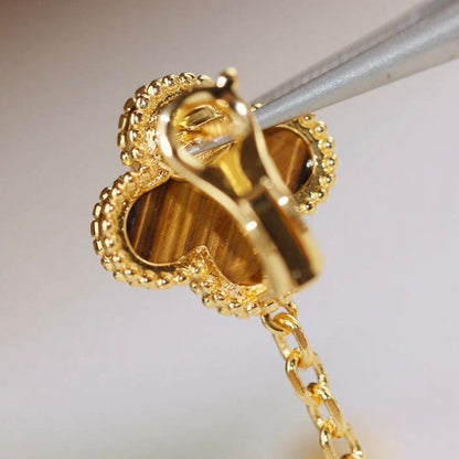 [Kincade Jewelery]Kincade  2 MOTIF  TIGER EYE CARNELIAN EARRINGS