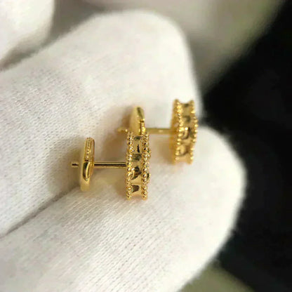 [Kincade Jewelery]Kincade MINI 9.5MM MALACHITE  EARRINGS