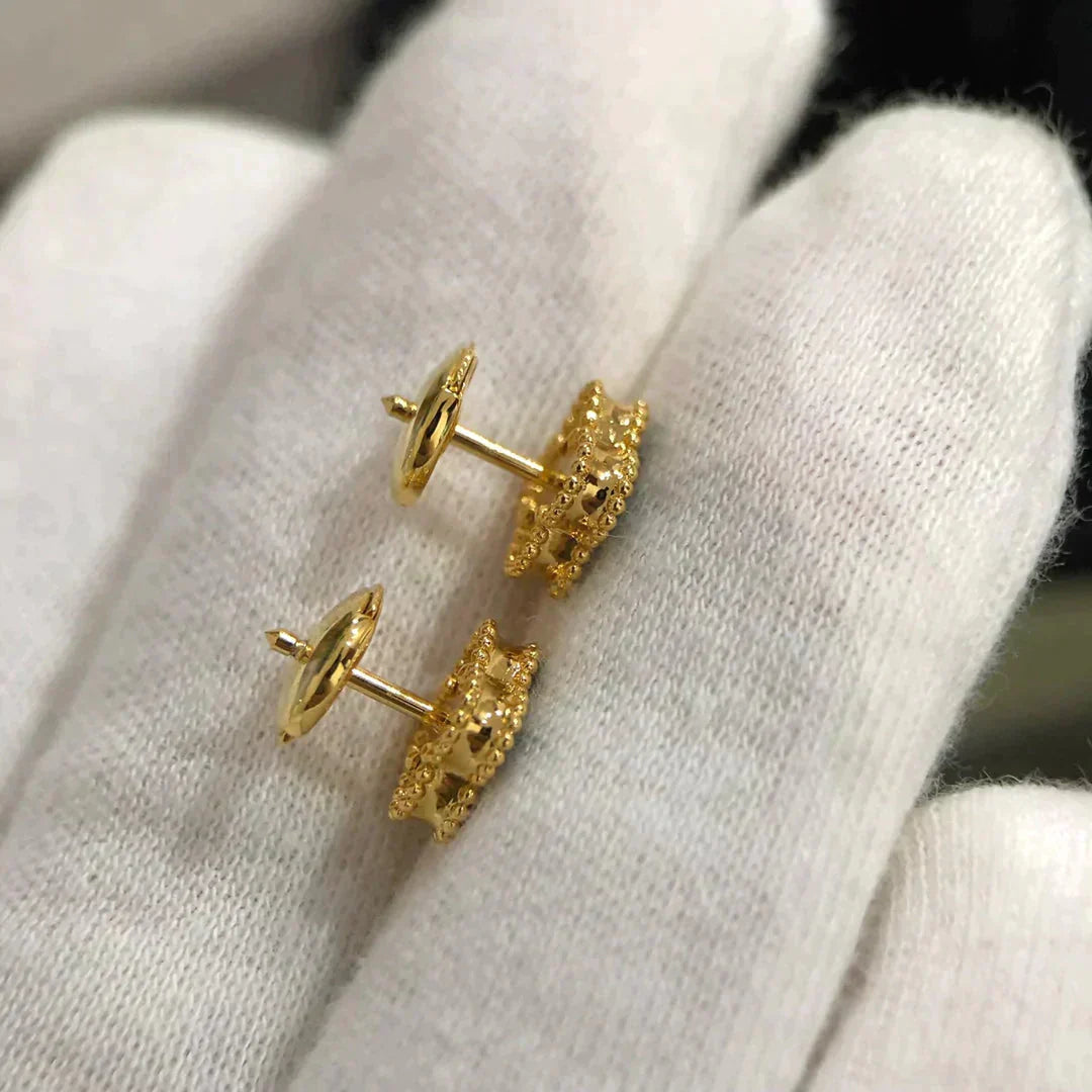 [Kincade Jewelery]Kincade MINI 9.5MM MALACHITE  EARRINGS