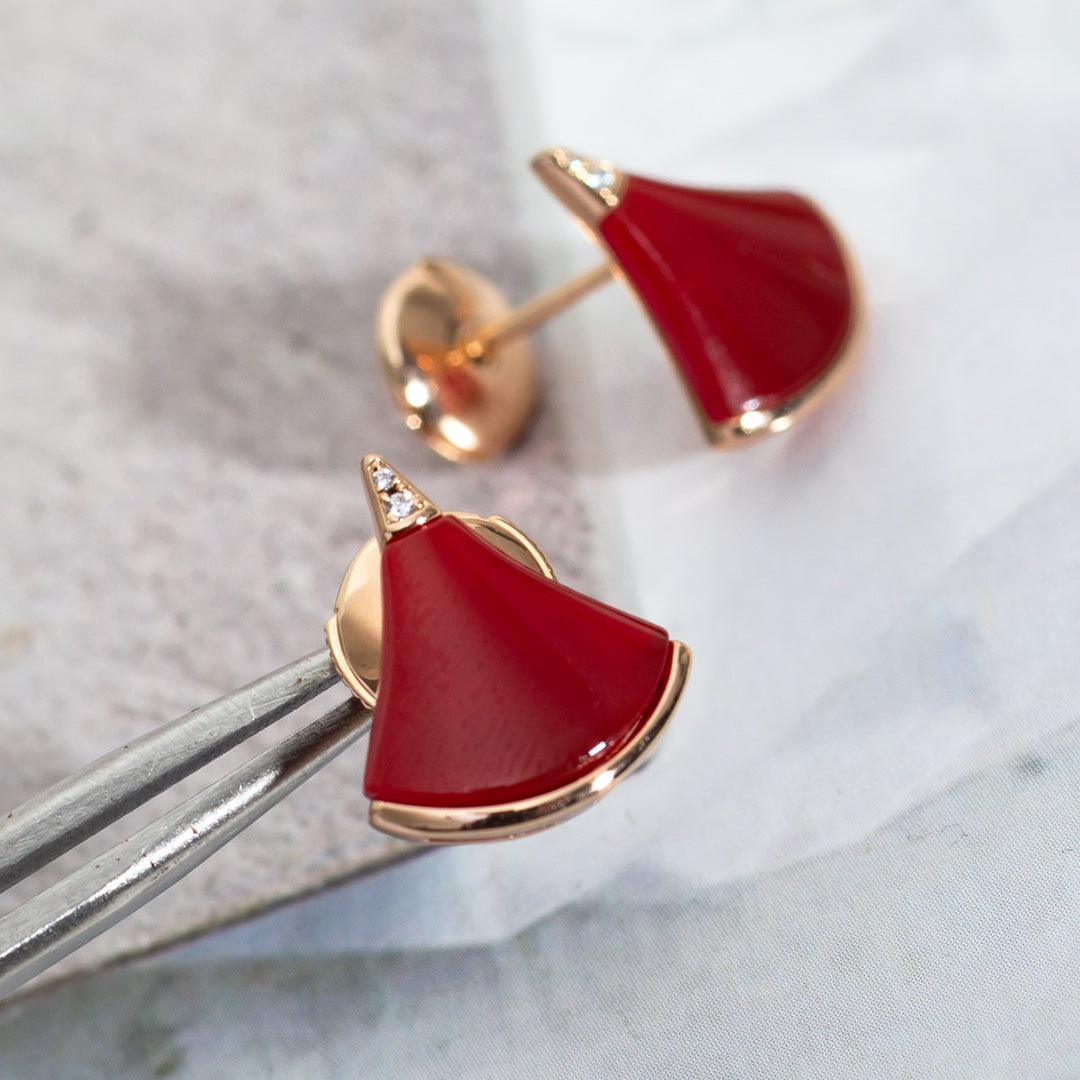 [Kincade Jewelery]DIVAS DREAM EARRINGS PINK GOLD