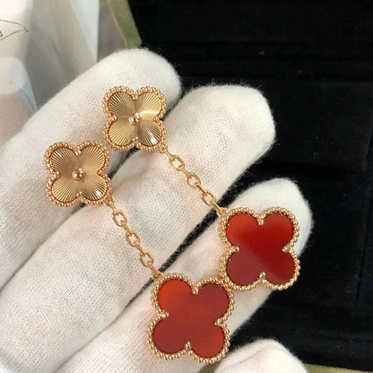 [Kincade Jewelery]Kincade 2 MOTIF  LASER CARNELIAN EARRINGS
