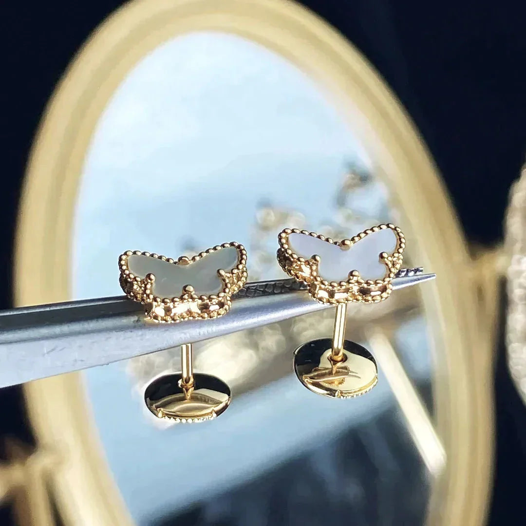 [Kincade Jewelery]SWEET BUTTERFLY MOP EARSTUDS