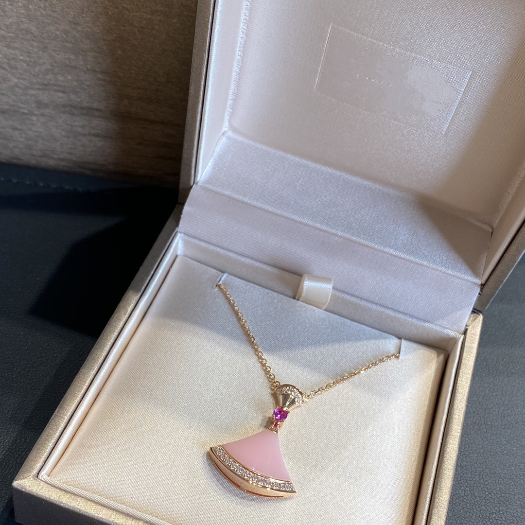 [Kincade Jewelery]DREAM NECKLACE PINK OPAL
