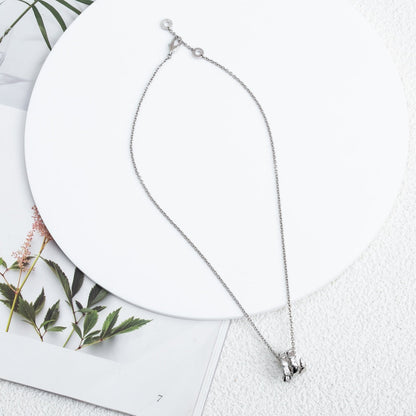 [Kincade Jewelery]SERPENTI SILVER NECKLACE DIAMOND