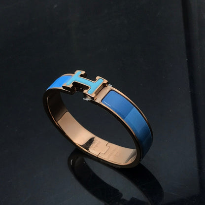 [Kincade Jewelery]H BRACELET BLUE RAINBOW CERAMIC