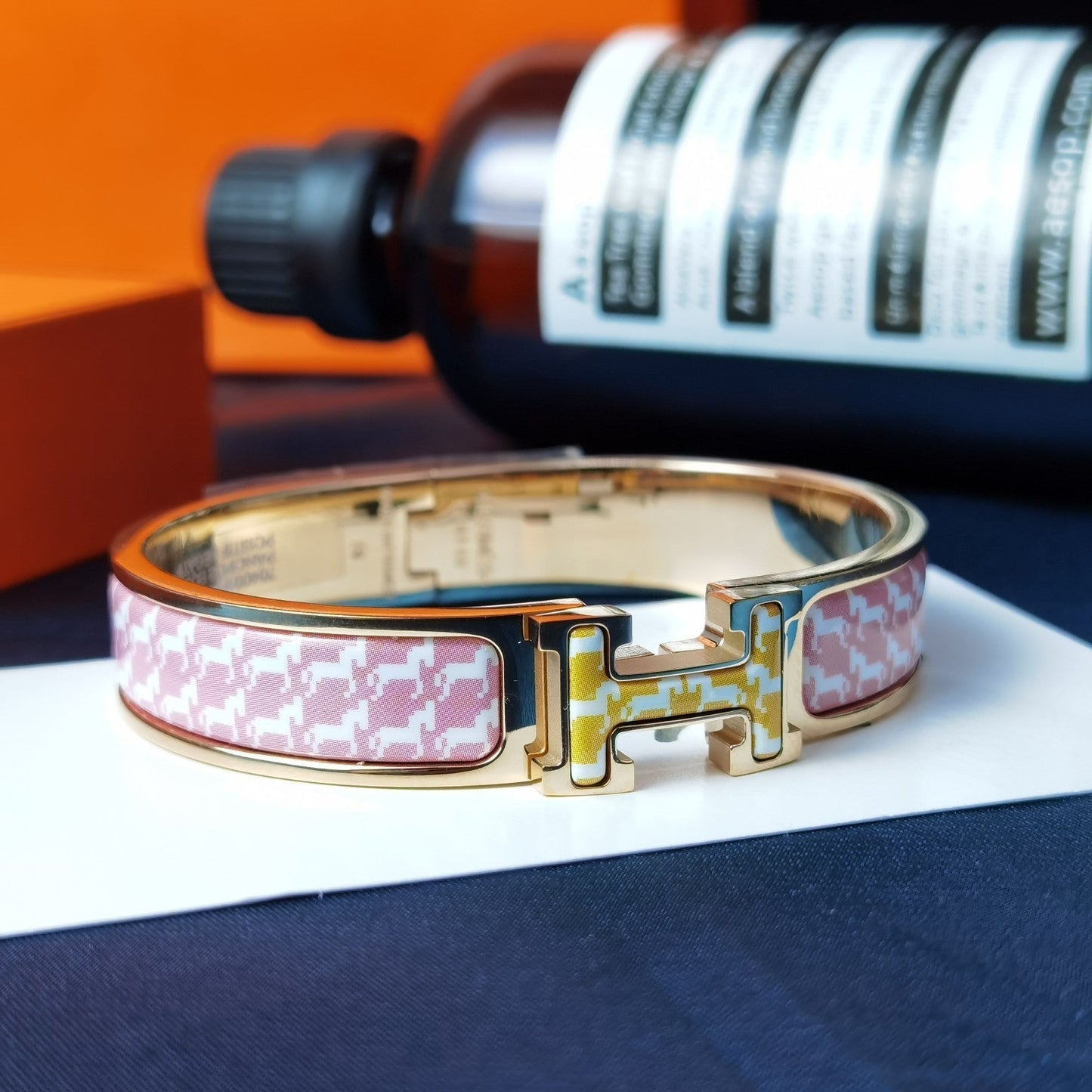 [Kincade Jewelery]H HORSE BRACELET 12MM