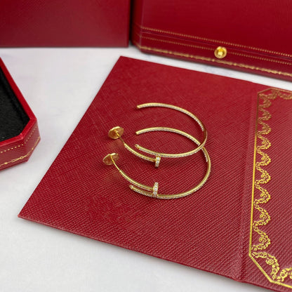 [Kincade Jewelery]JUSTE EARRINGS FULL DIAMONDS 1.8MM