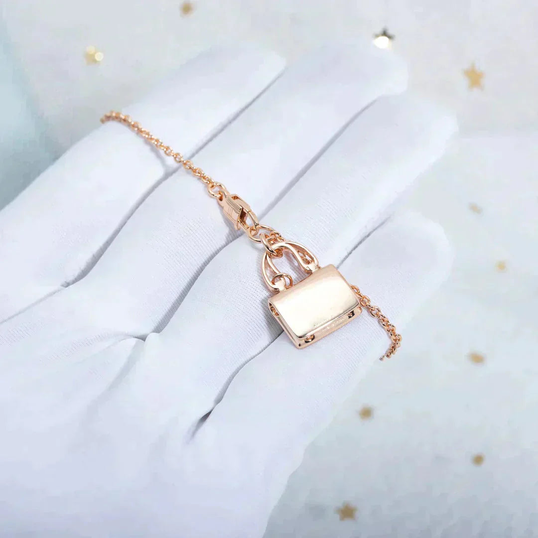 [Kincade Jewelery]AMULETTE PEDANT ROSE GOLD NECKLACE