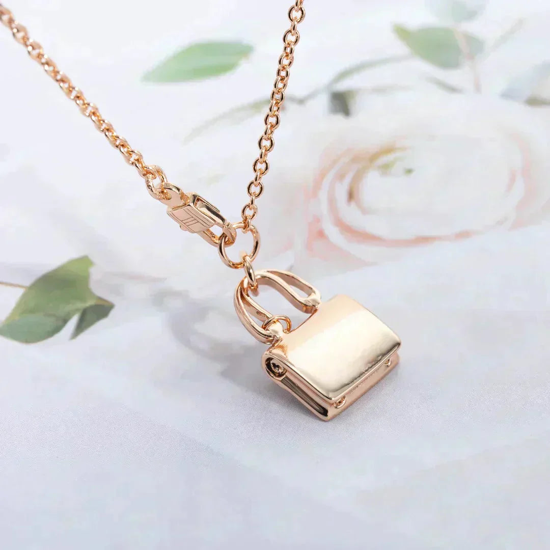 [Kincade Jewelery]AMULETTE PEDANT ROSE GOLD NECKLACE