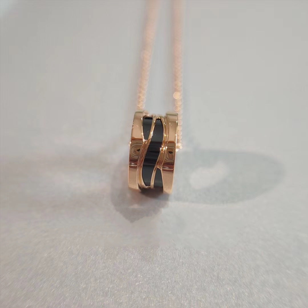 [Kincade Jewelery]ZERO 1 NECKLACE PINK GOLD