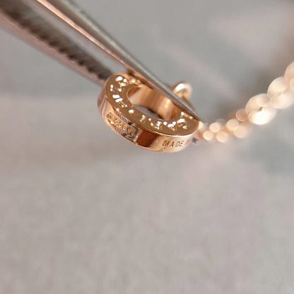 [Kincade Jewelery]ZERO 1 NECKLACE PINK GOLD