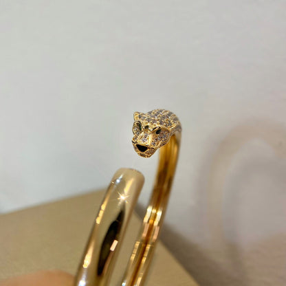 [Kincade Jewelery]PANTHERE GOLD DIAMOND OPEN BRACELET