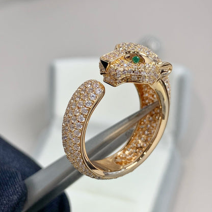 [Kincade Jewelery]PANTHERE PINK GOLD DIAMOND RING