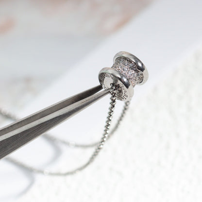 [Kincade Jewelery]ZERO 1 SILVER DIAMOND NECKLACE