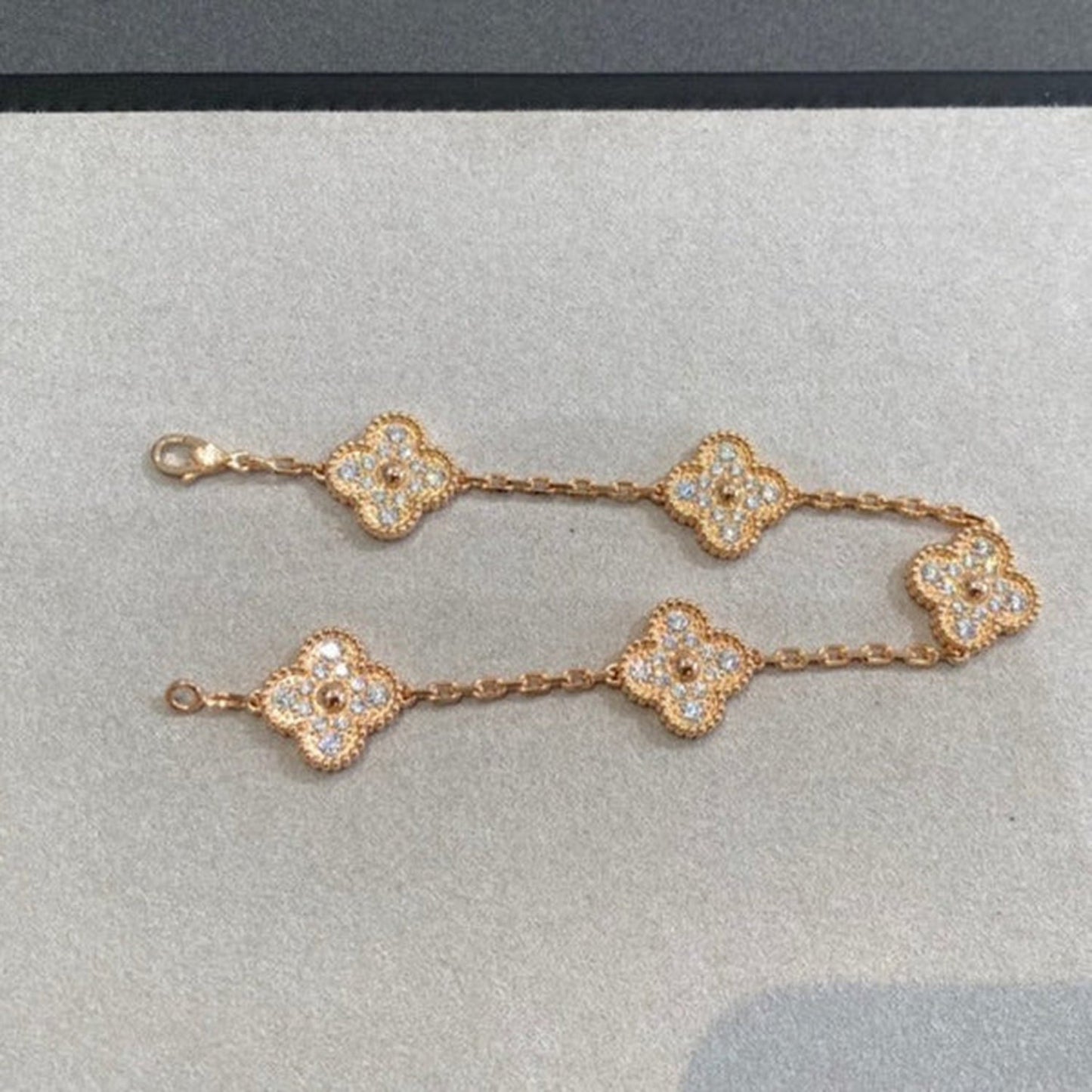 [Kincade Jewelery]Kincade 5 MOTIFS  FULL DIAMOND BRACELET