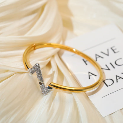 [Kincade Jewelery]VOLTE UPSITE DOWN GOLD DIAMOND BRACELET