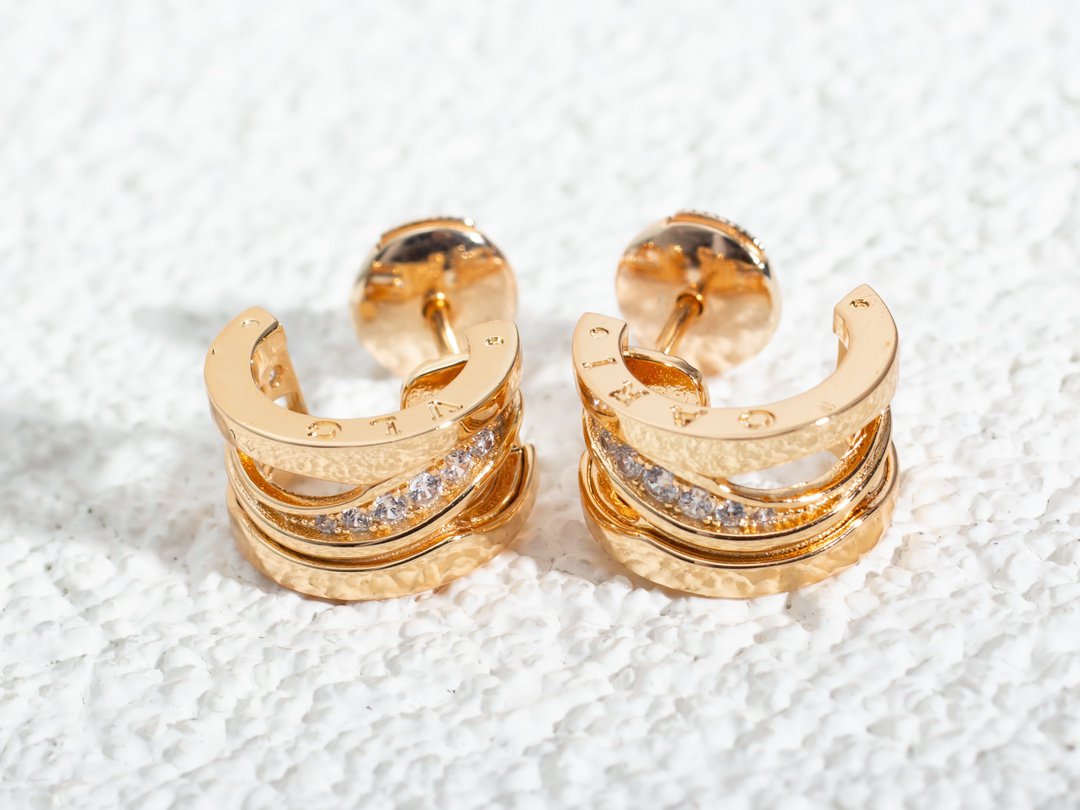 [Kincade Jewelery]ZERO 1 PINK GOLD DIAMONDS EARRINGS
